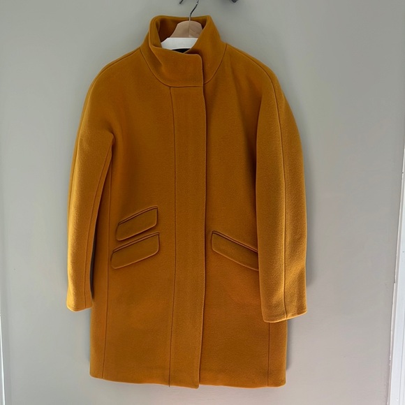 J. Crew Jackets & Blazers - J. Crew Cocoon Coat Yellow Size 2